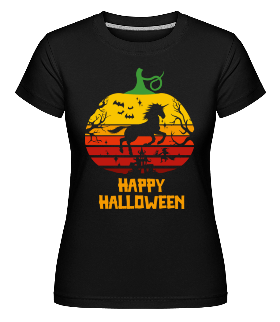 Happy Halloween -  T-shirt Shirtinator femme - Noir - Devant