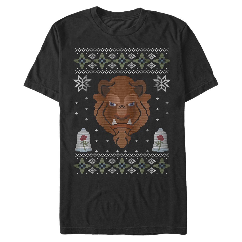 Disney - La Belle et la Bête - La Bête The Ugly - Christmas - Homme T-shirt
