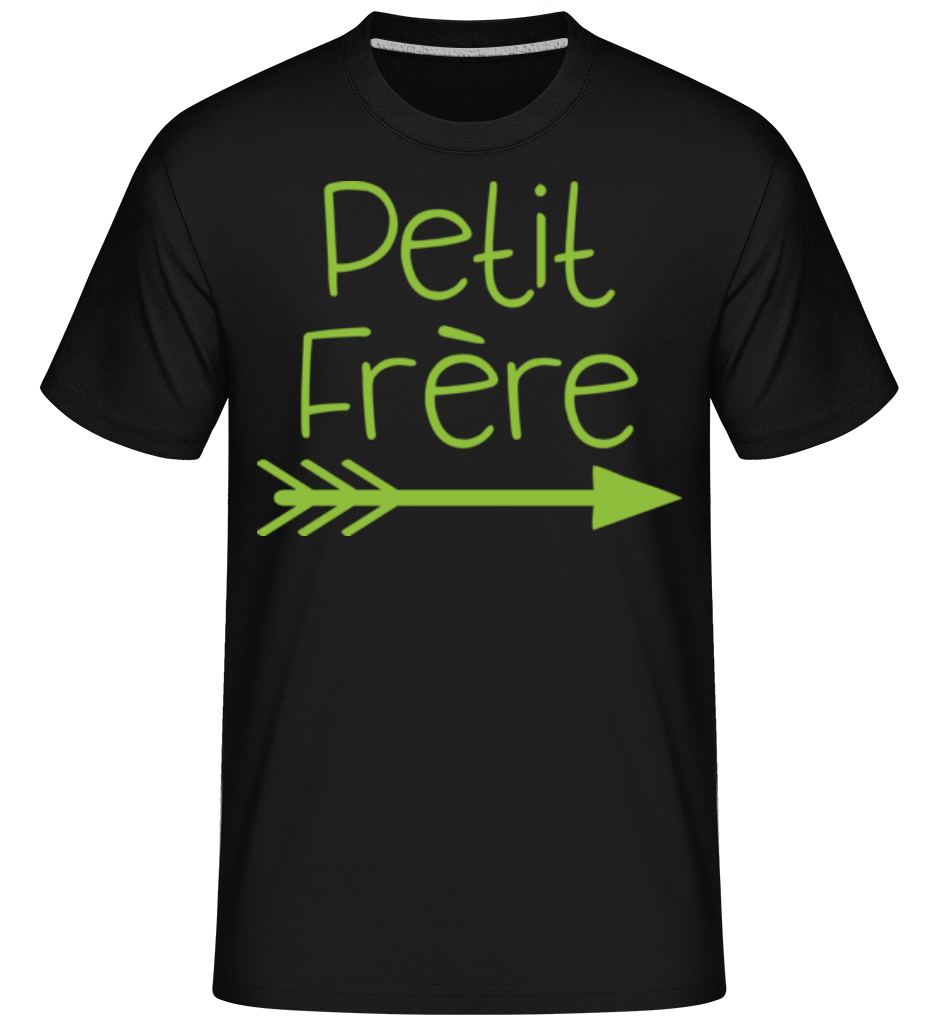 Aperçu: Petit Frère -  T-Shirt Shirtinator homme - Noir - Devant