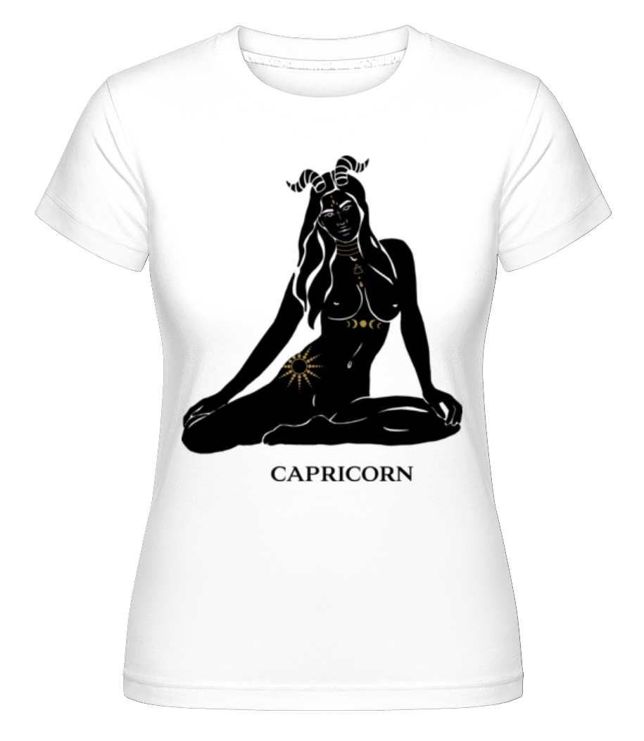 Female Zodiac Sign Capricorn ·  T-shirt Shirtinator femme
