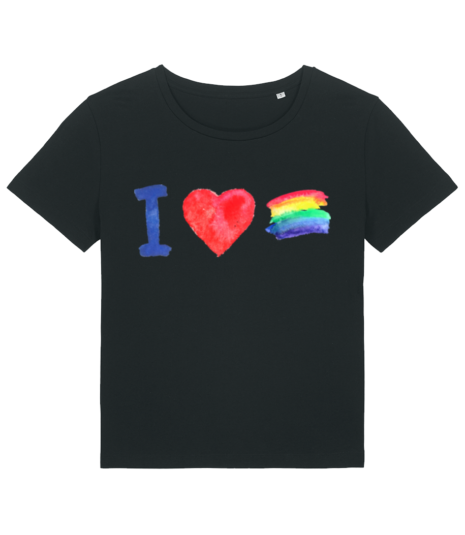 I Love Rainbows · T-shirt bio Femme Stanley Stella 2.0