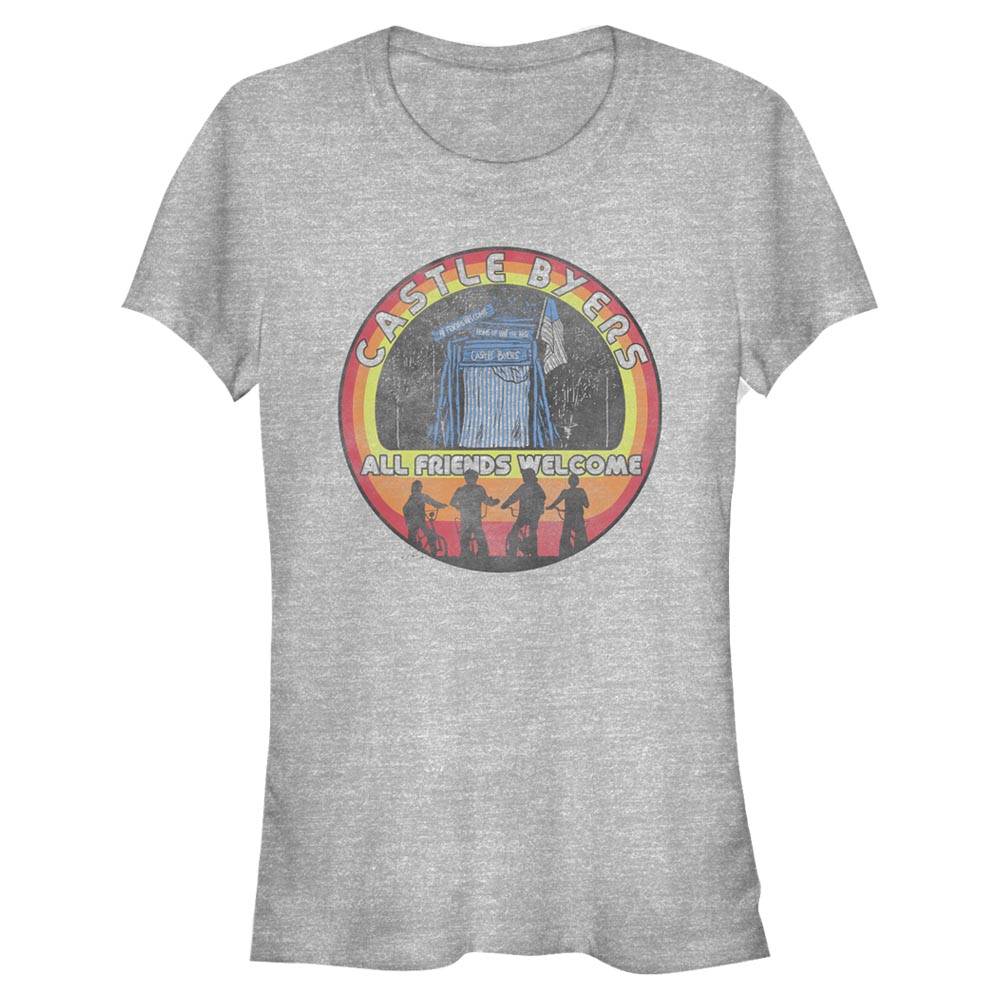 Netflix - Stranger Things - Photo de groupe Castle Stamper - Femme T-shirt