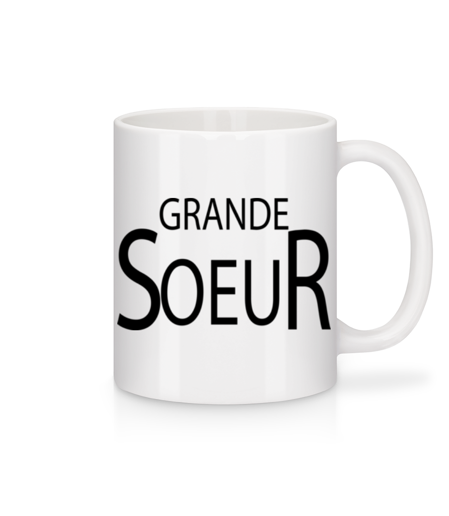 Grande Sœur · Mug en céramique blanc