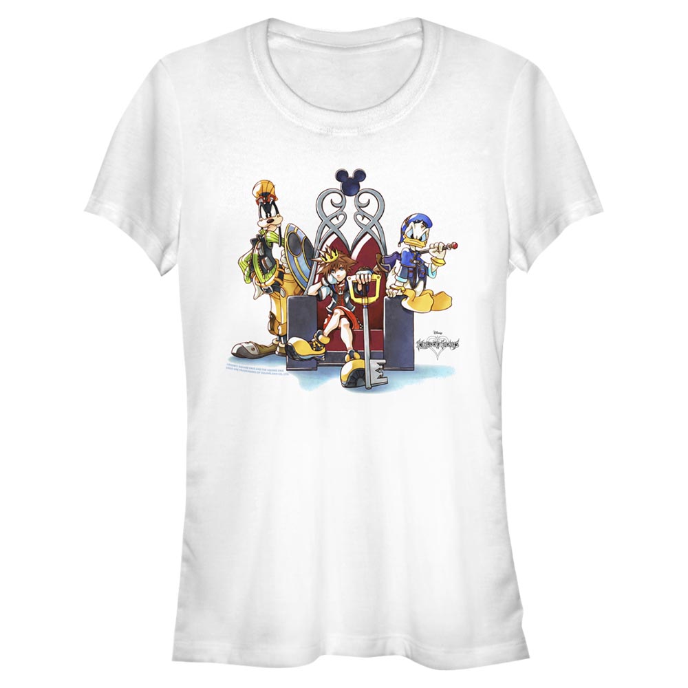 Disney - Kingdom Hearts - Photo de groupe In Chair - Femme T-shirt