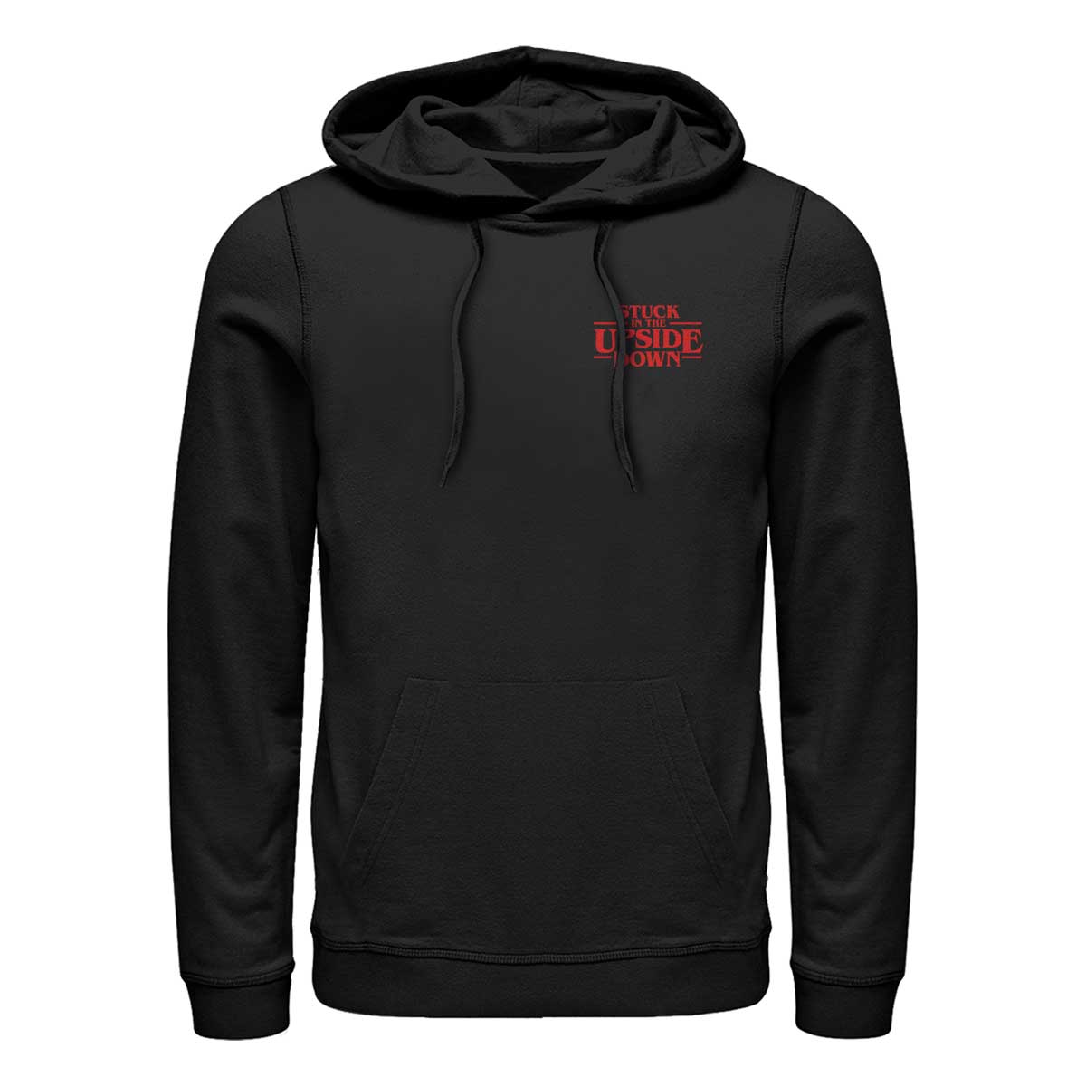 Netflix - Stranger Things - Texte Upside Down Pocket - Unisex Sweat à capuche