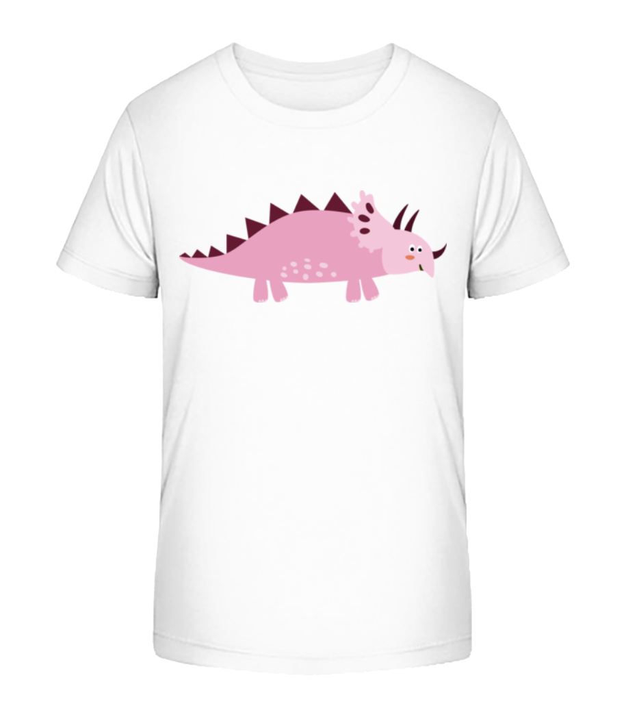 Aperçu: Tricératops - T-shirt bio Enfant Stanley Stella 2.0 - Blanc - Devant