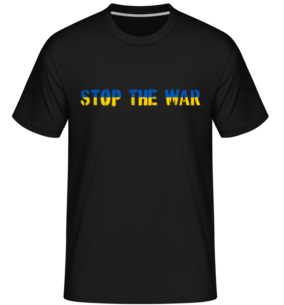 Stop The War Ukraine Flag ·  T-Shirt Shirtinator homme