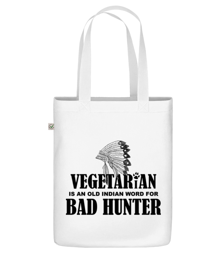Vegetarian Bad Hunter · Sac en toile bio