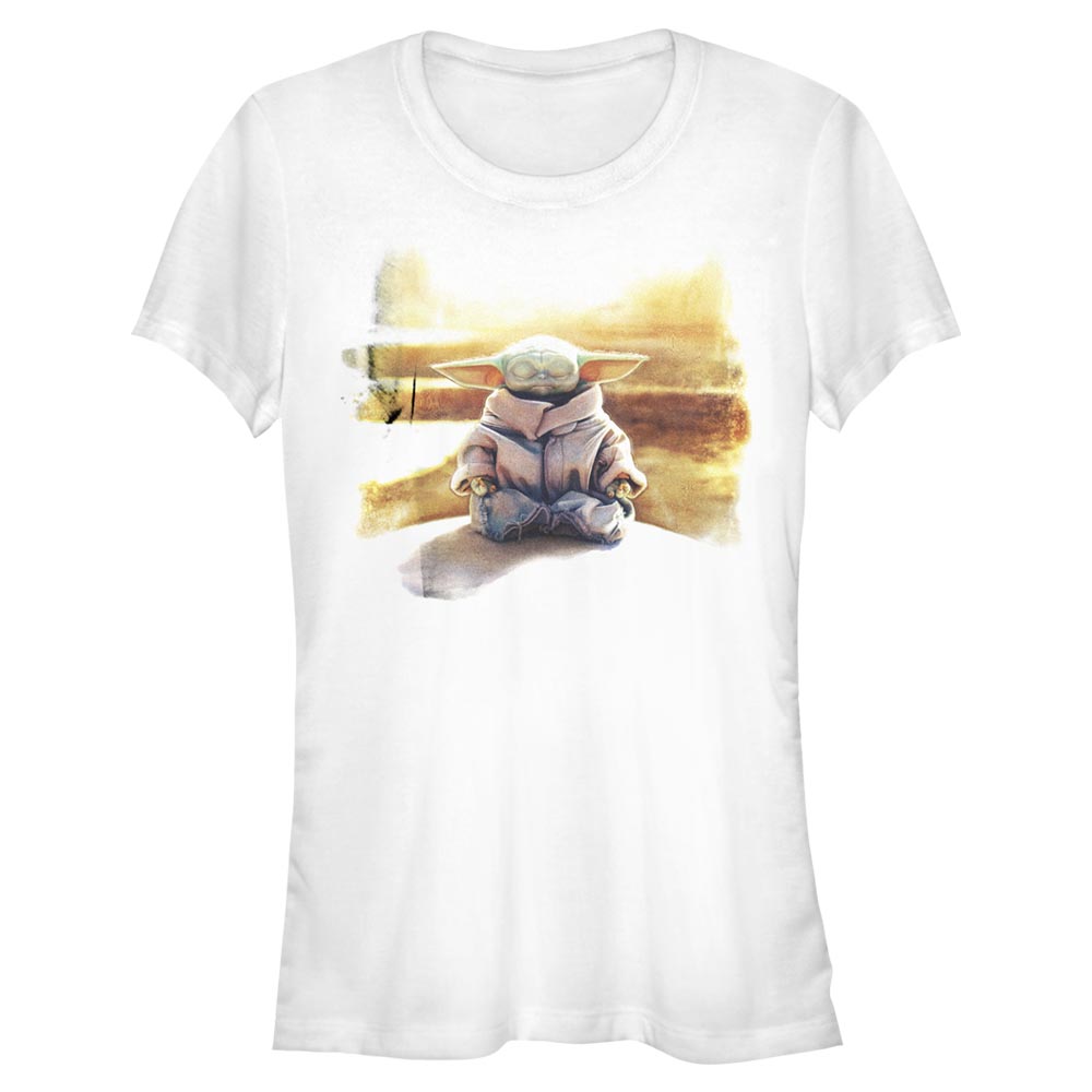 Aperçu: Star Wars - The Mandalorian - Grogu Awakening - Femme T-shirt - Blanc - Devant