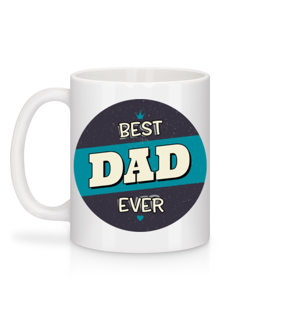 Best Dad Ever - Mug en céramique blanc - Blanc - Derrière