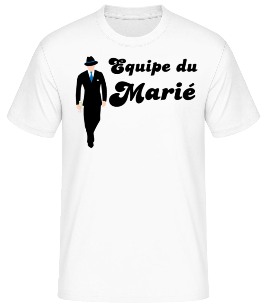 Equipe Du Marié - T-shirt standard Homme - Blanc - Devant