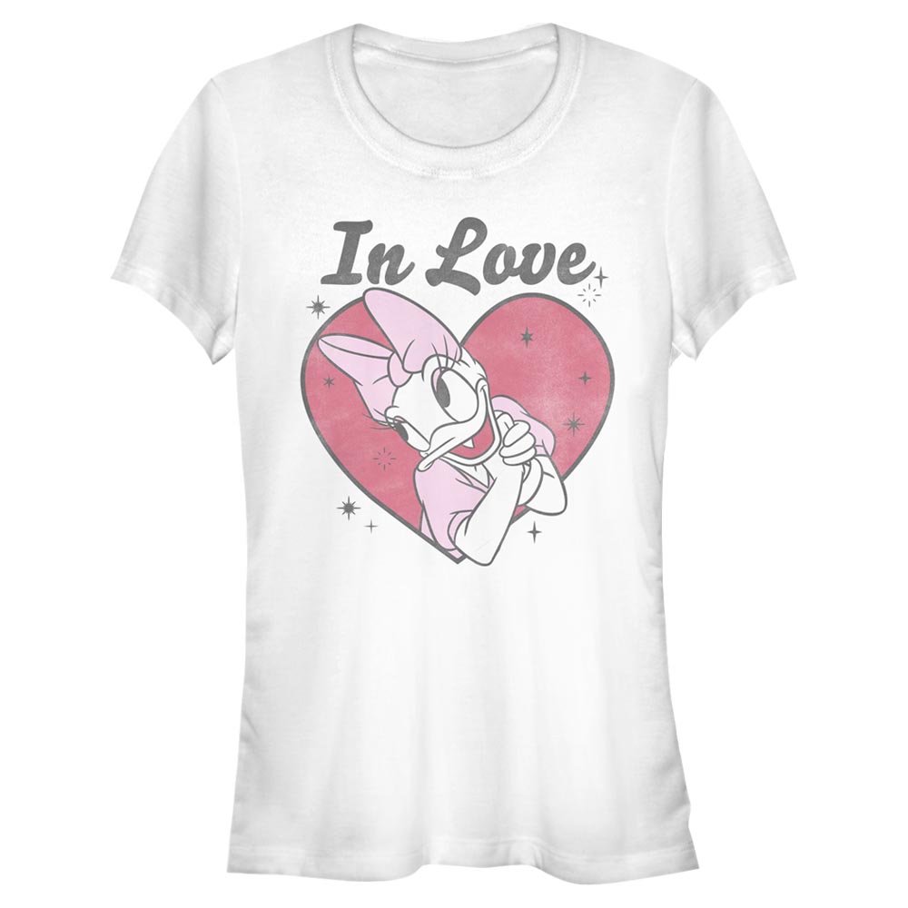 Disney Classics - Mickey Mouse - Daisy Duck In Love - Valentine's Day - Femme T-shirt