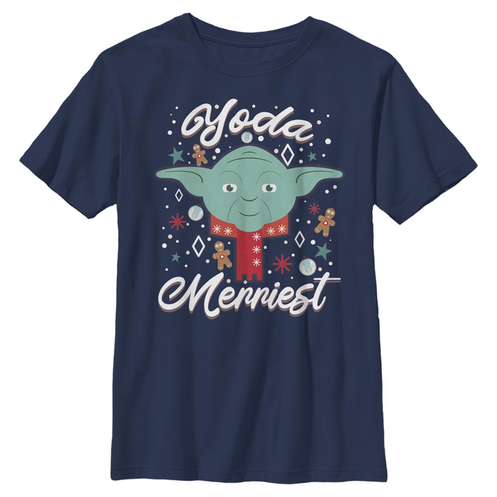 Star Wars - Yoda Merriest - Vianoce - Detské Tričko