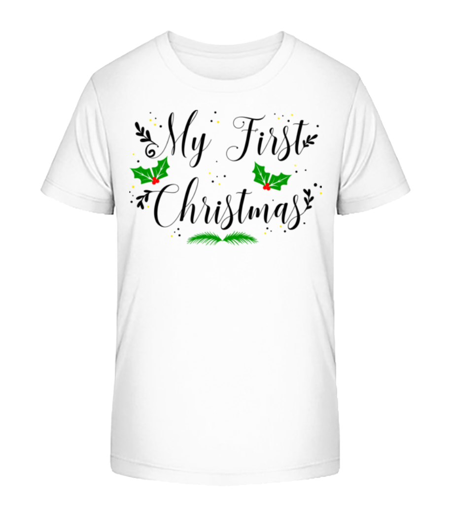 Aperçu: My First Christmas - T-shirt bio Enfant Stanley Stella 2.0 - Blanc - Devant