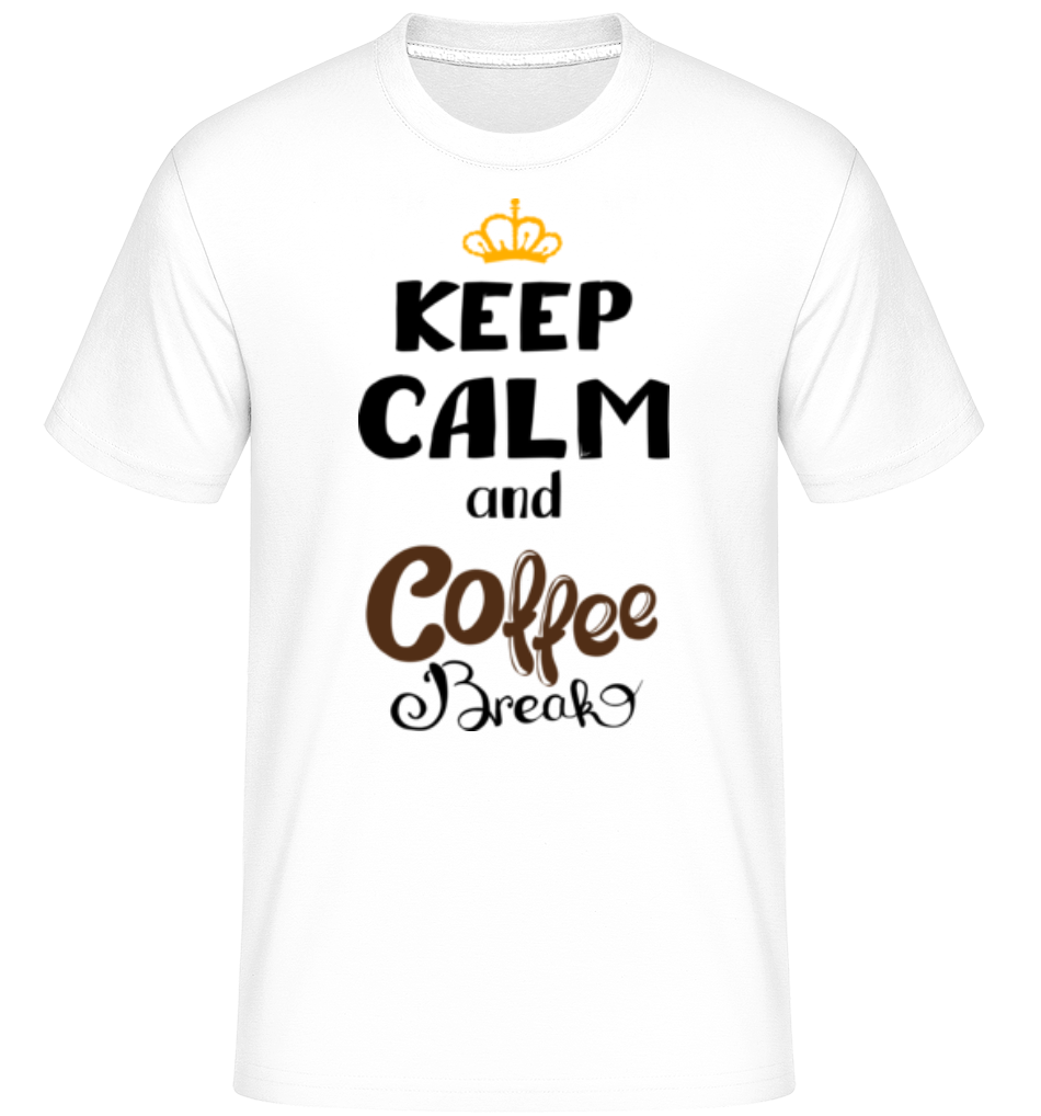 Keep Calm And Coffee Break ·  T-Shirt Shirtinator homme