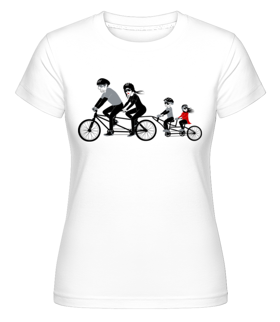 Famille En Bicyclette ·  T-shirt Shirtinator femme