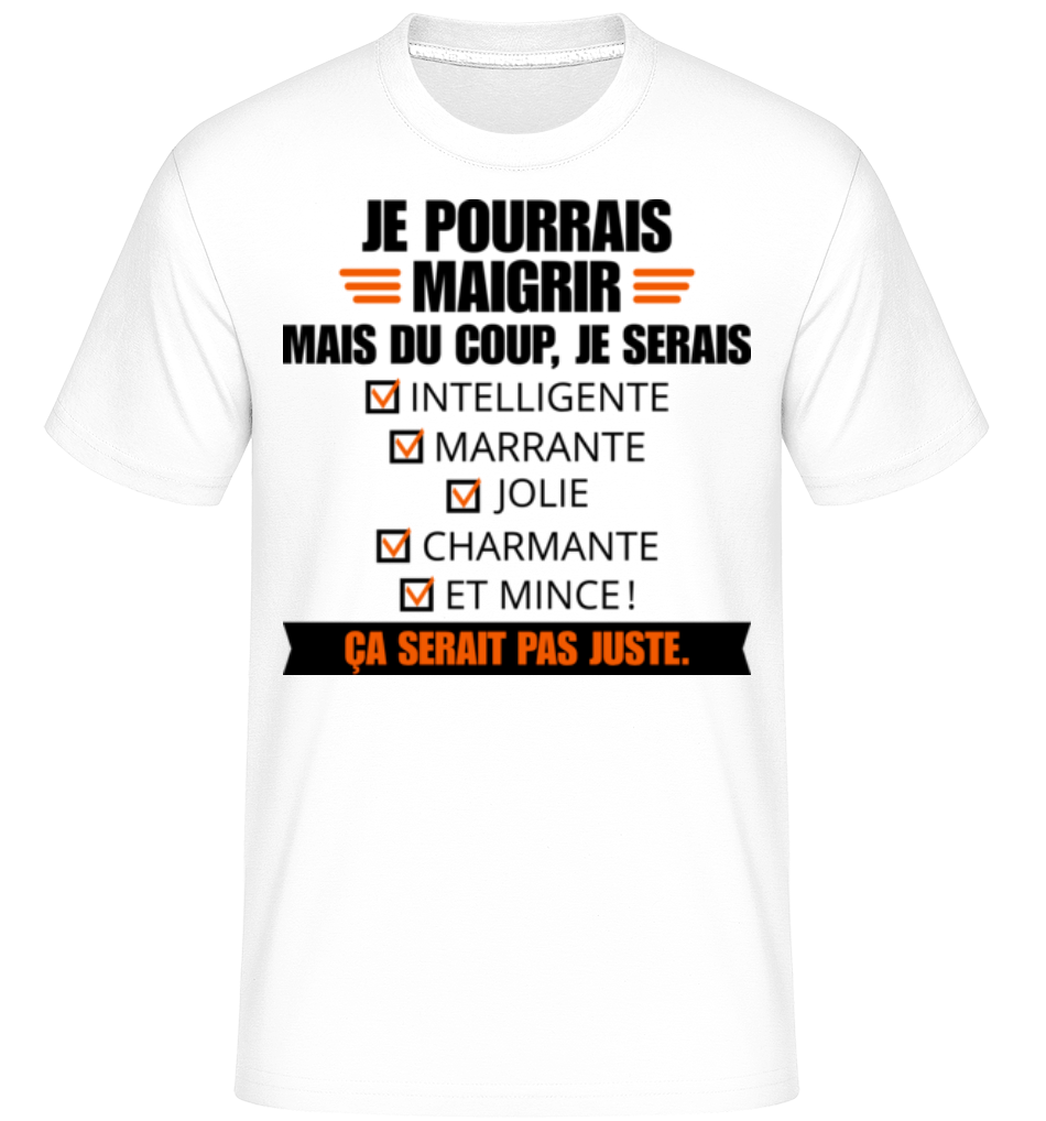 Je Pourrais Maigrir ·  T-Shirt Shirtinator homme