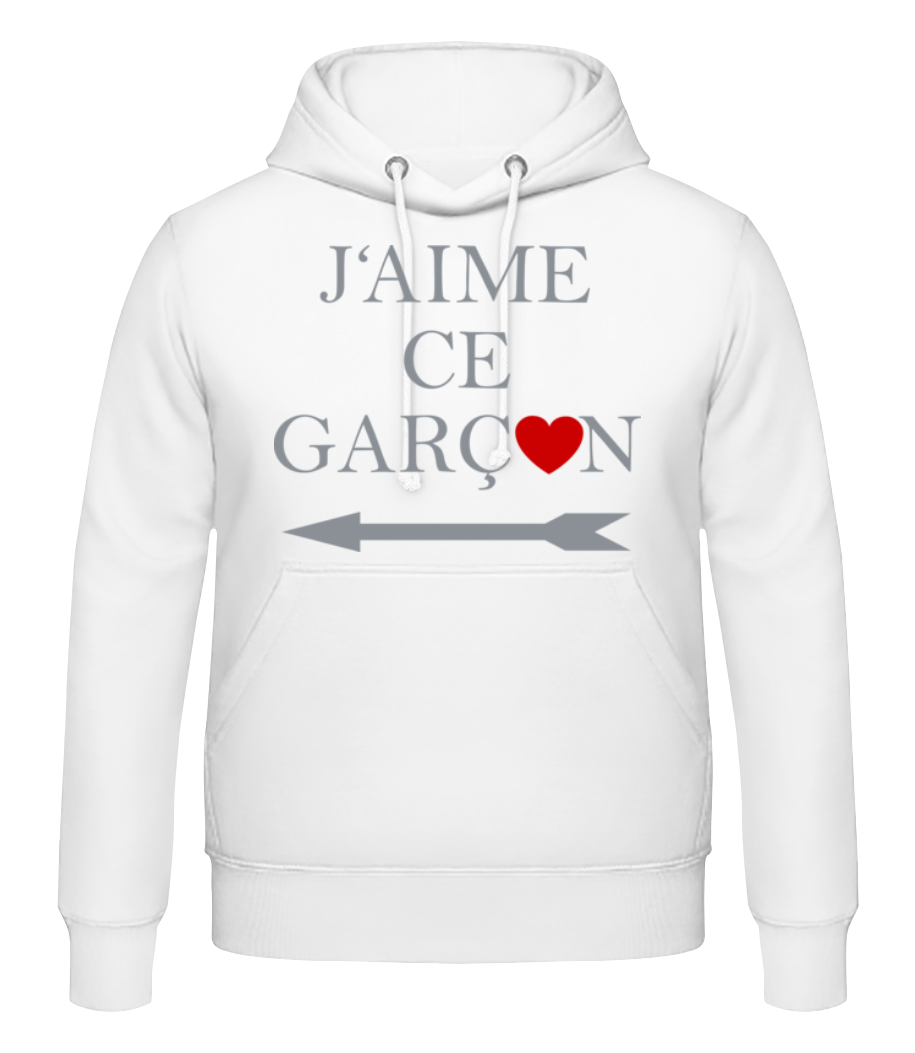 J'Aime Ce Garçon · Sweat à capuche Homme