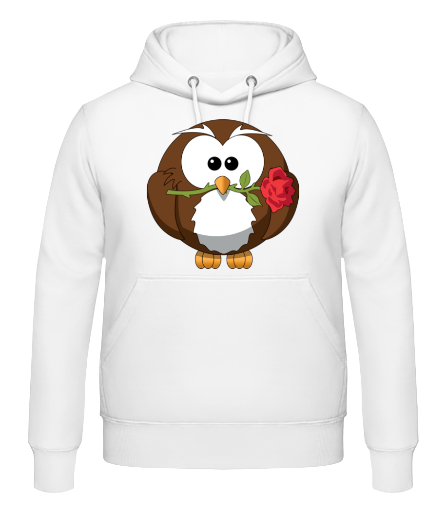Chouette Saint Valentin · Sweat à capuche Homme