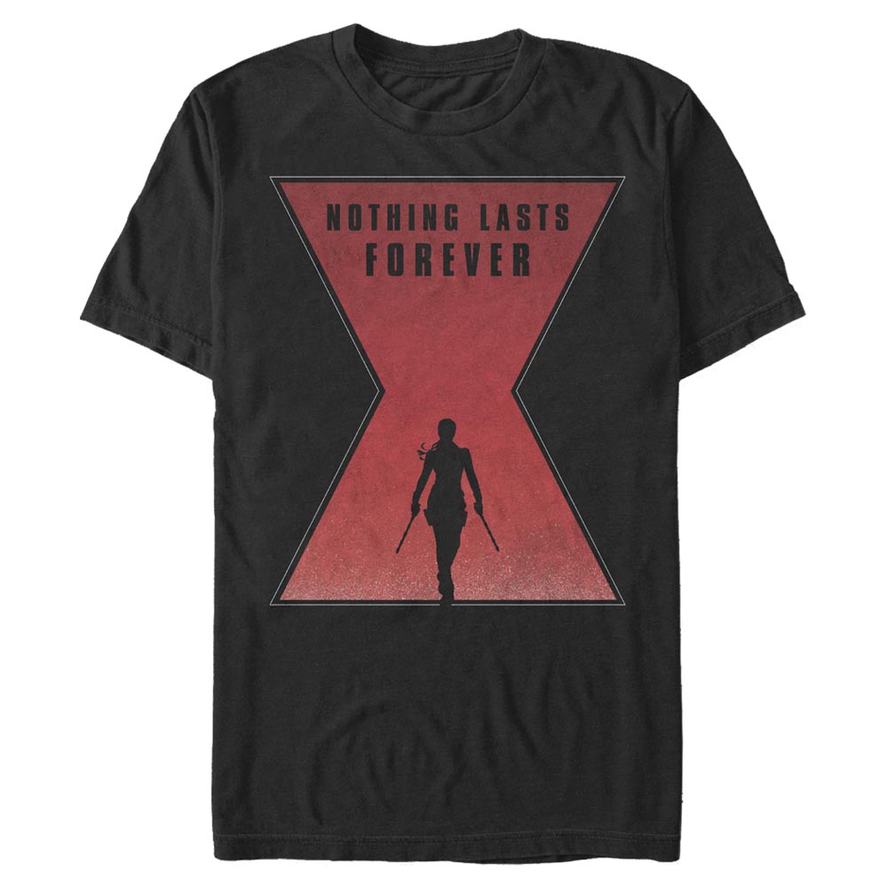 Maglietta Donna Marvel Black Widow Forever - Ufficiale GOTS Cotone Organico