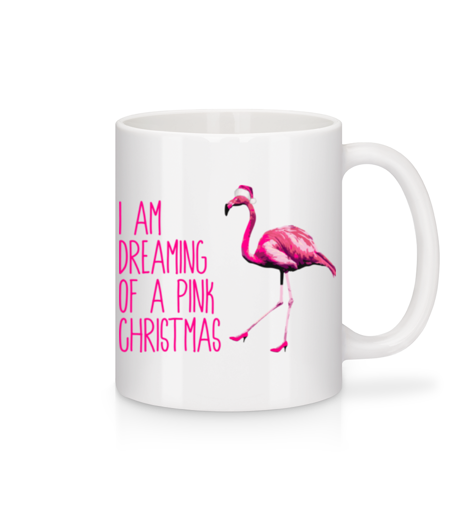 Pink Christmas · Mug en céramique blanc