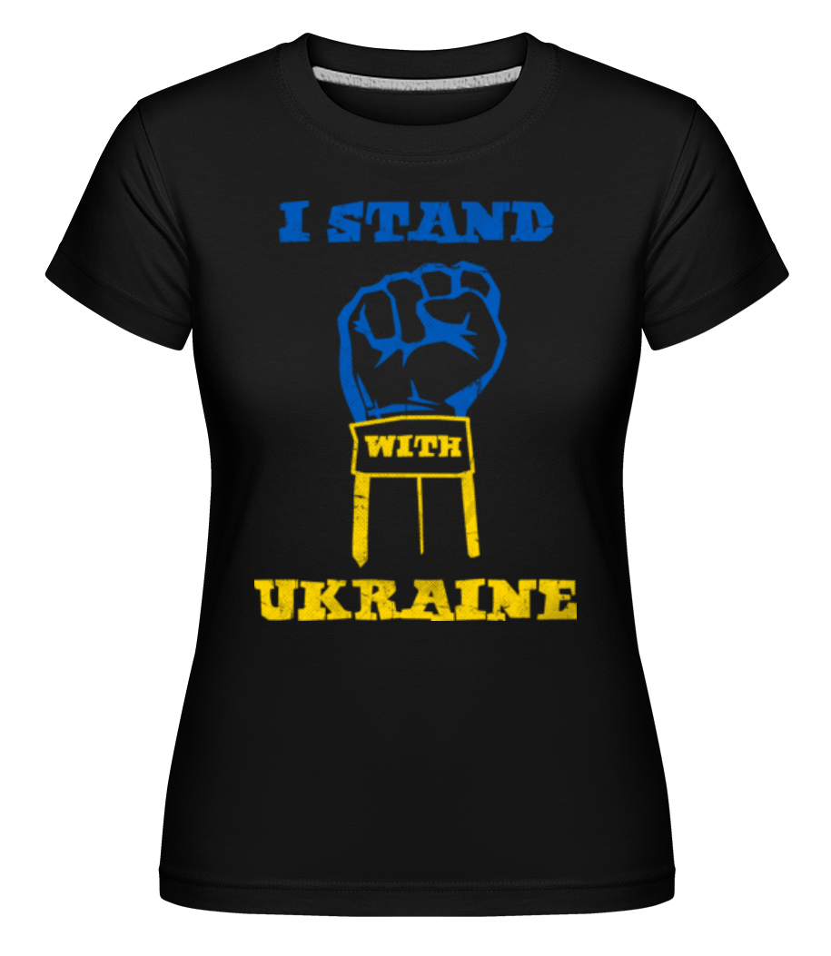 I Stand With Ukraine ·  T-shirt Shirtinator femme