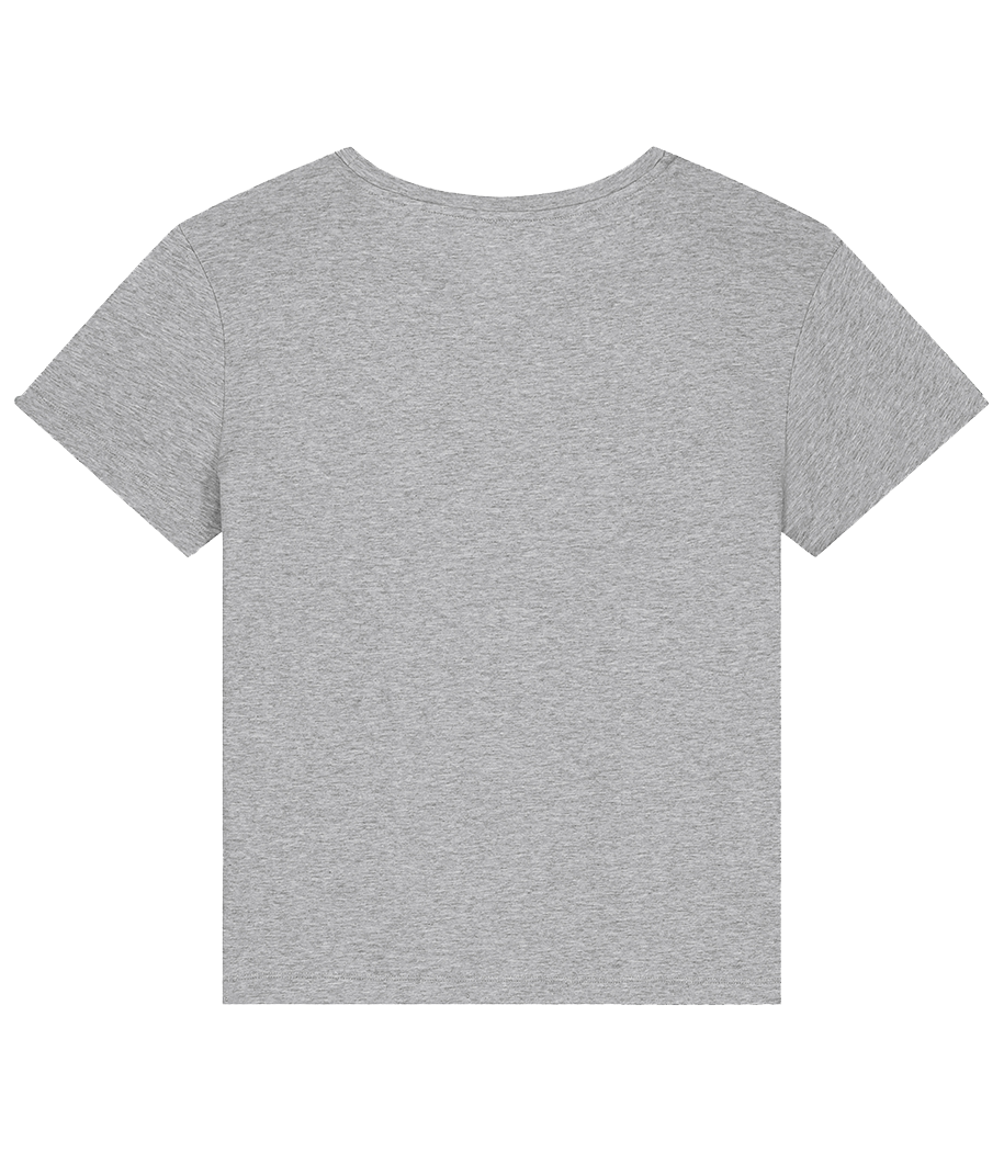 Aperçu: Let It Bee - T-shirt bio Femme Stanley Stella 2.0 - Gris chiné - Derrière