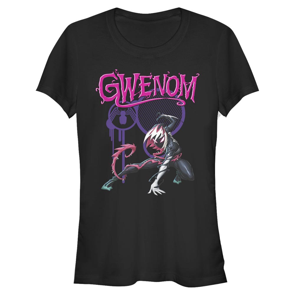 Marvel - Spider-Gwen Gwenom And Icon - Femme T-shirt