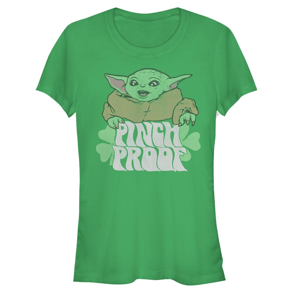 Star Wars - The Mandalorian - Grogu Pinch The Baby - St. Patrick's Day - Femme T-shirt