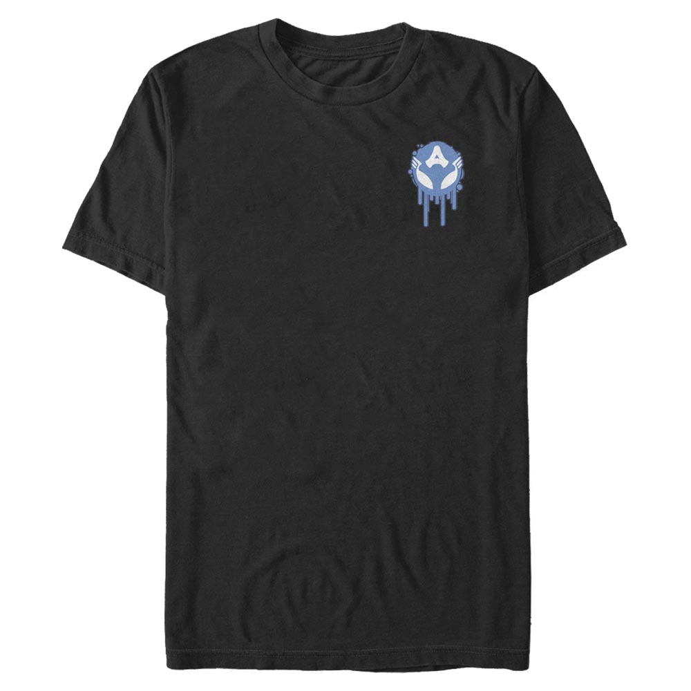Marvel - Captain America Venomized America Badge - Homme T-shirt