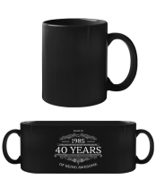 Made In 1985 - Black Mug - Black - Front Made In 1985 - Black Mug - Black - Front