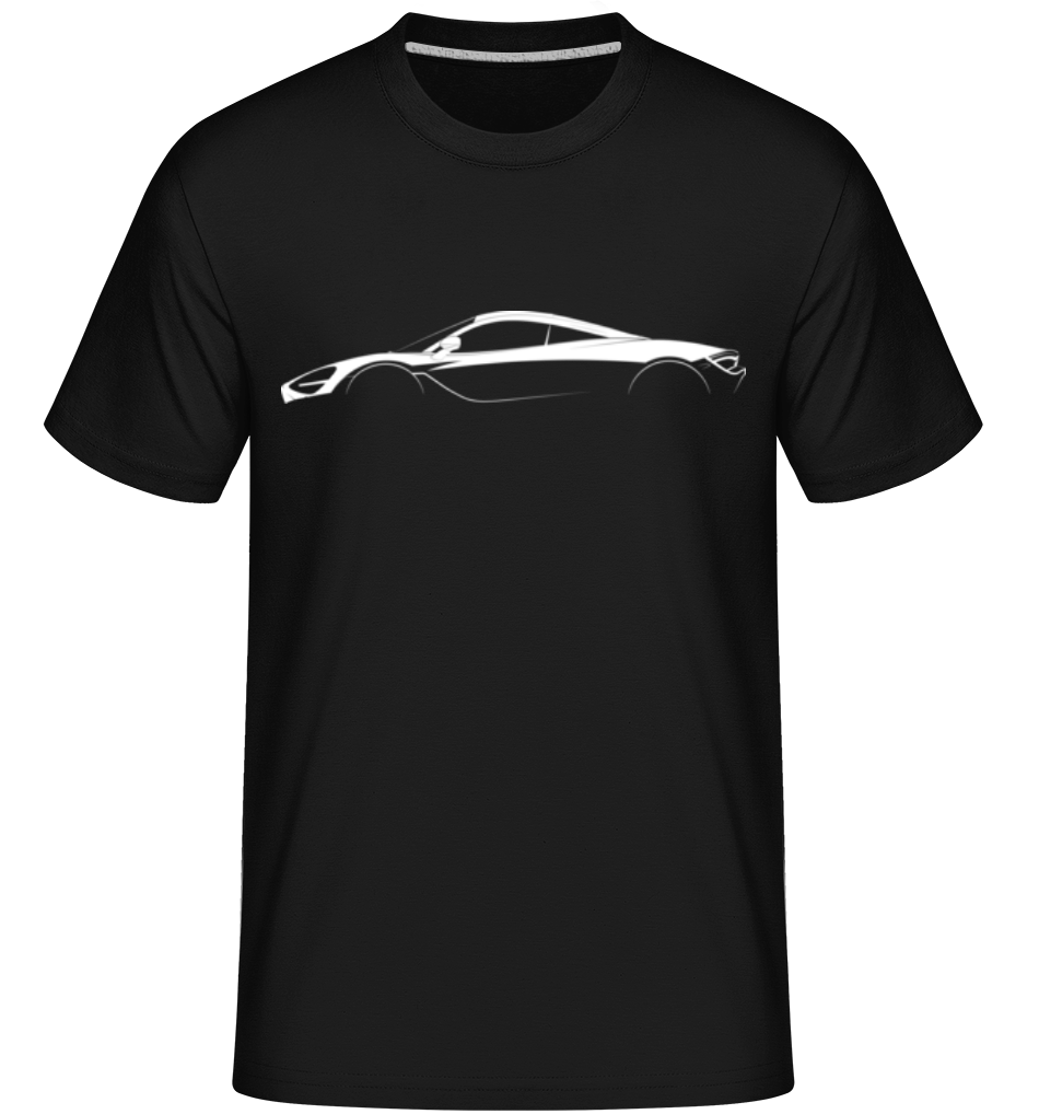 Aperçu: 'McLaren 720S' Silhouette -  T-Shirt Shirtinator homme - Noir - Devant