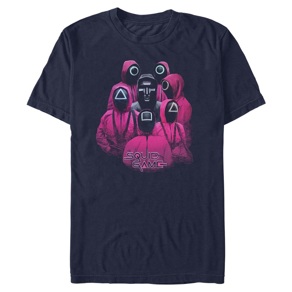 Netflix - Squid Game - Front Man & Guards Ring Around the Ringleader - Homme T-shirt
