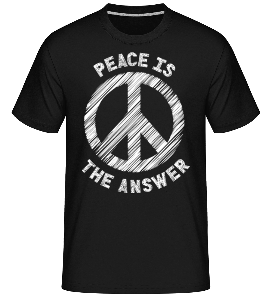 Peace Is The Answer ·  T-Shirt Shirtinator homme