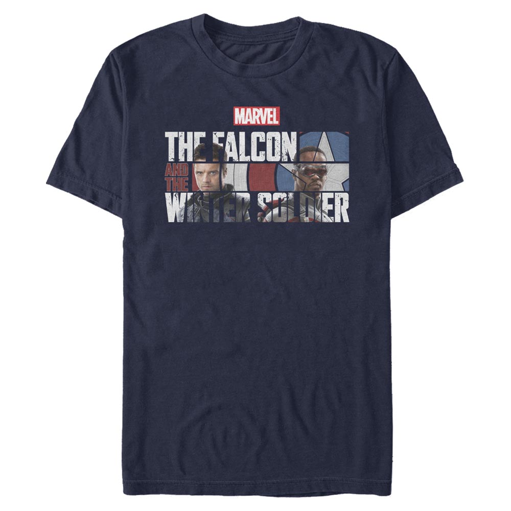 Marvel - Falcon et le soldat de l'hiver - Logo Fill - Homme T-shirt