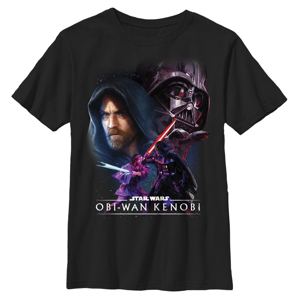 Star Wars - Obi-Wan Kenobi - Obi-Wan Kenobi & Darth Vader Big Face Off - Enfant T-shirt