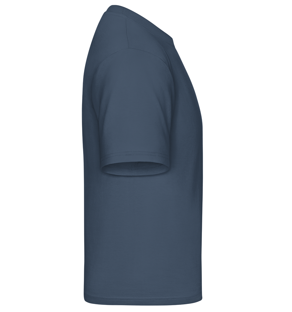 Aperçu: Ours Blanc Comic Ombre -  T-Shirt Shirtinator homme - Bleu denim - Droit