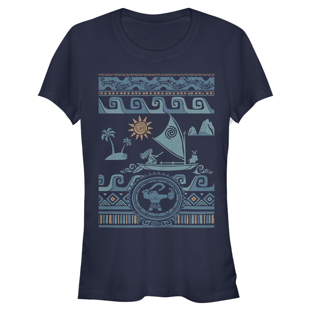 Pixar - Vaiana : La Légende du bout du monde - Photo de groupe Sweater Collage - Femme T-shirt