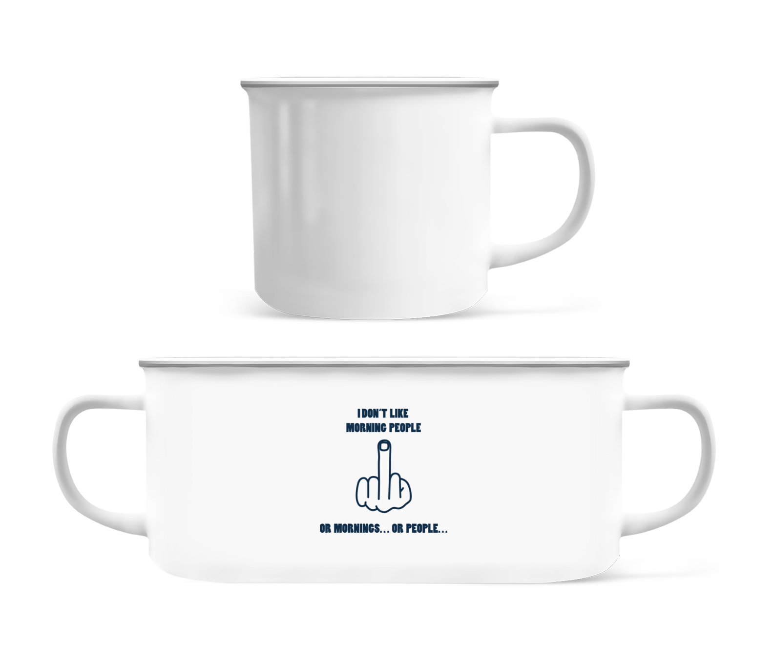 Morning People · Tasse Émaillée