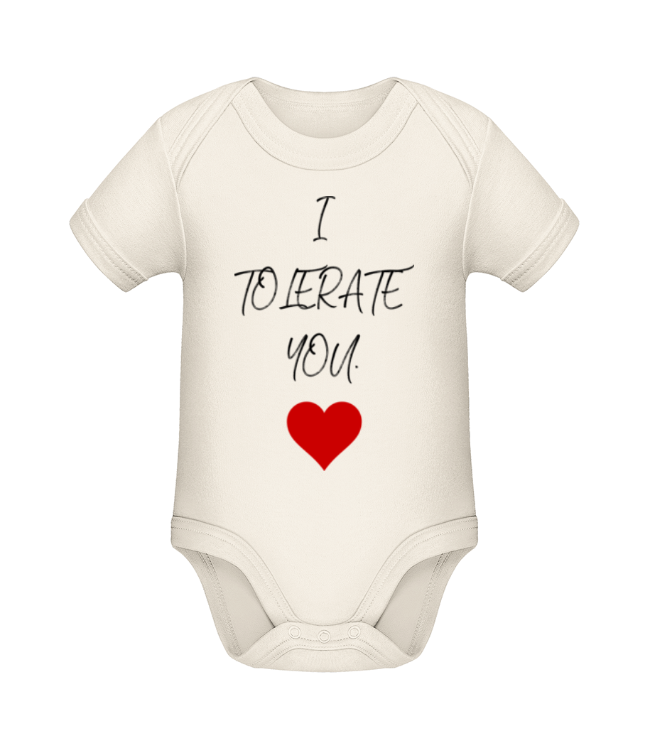 I Tolerate You · Body manches courtes bio