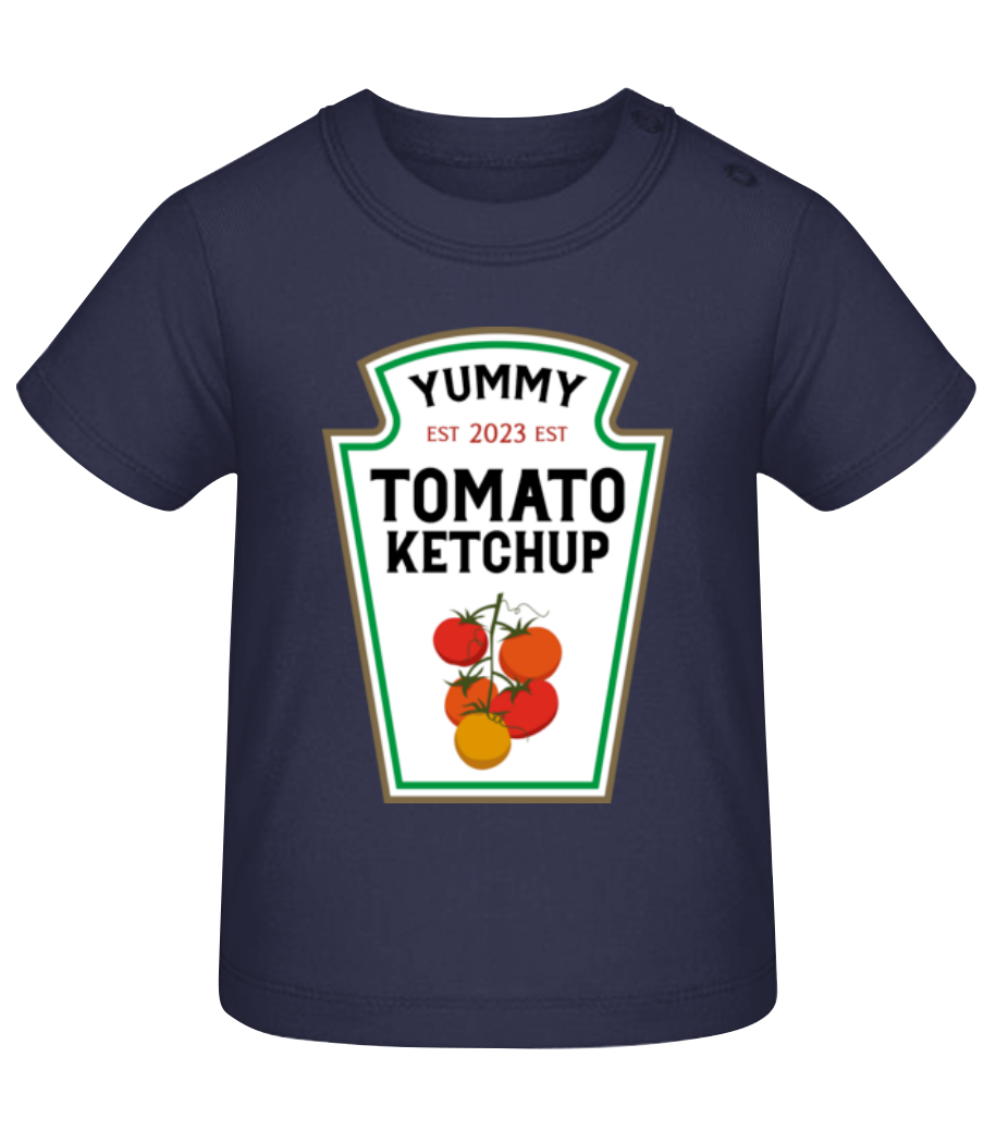 Baby Yummy Tomato Ketchup 2023 · T-shirt Bio Bébé