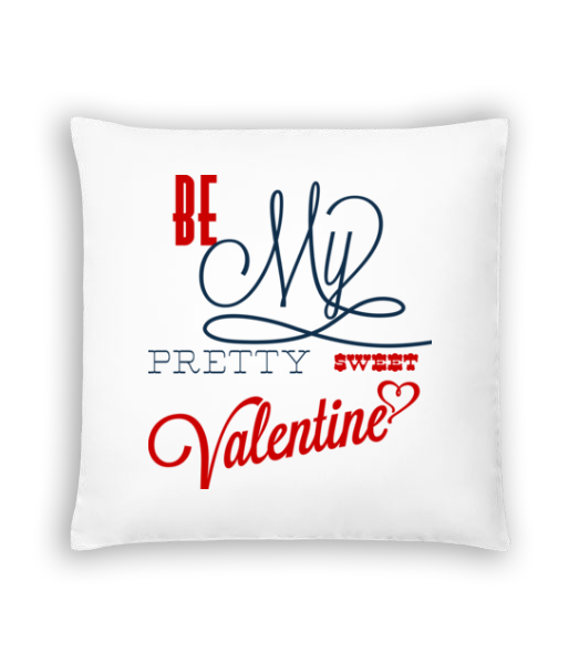 Be My Valentine - Coussin - Blanc - Devant