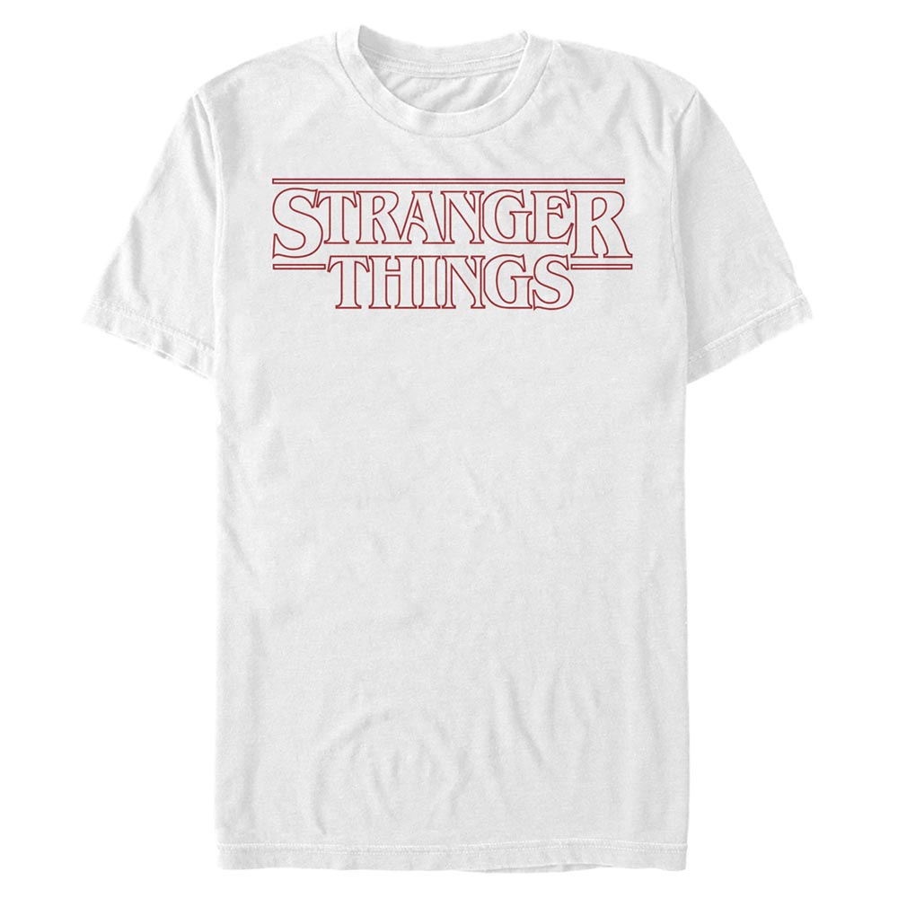 Netflix - Stranger Things - Logo Stranger Red Outline - Homme T-shirt