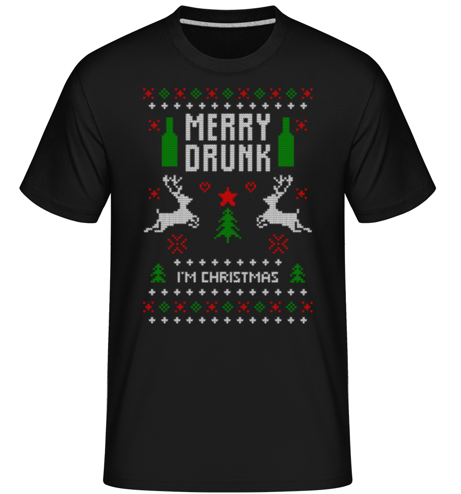 Merry Drunk I Am  Christmas ·  T-Shirt Shirtinator homme