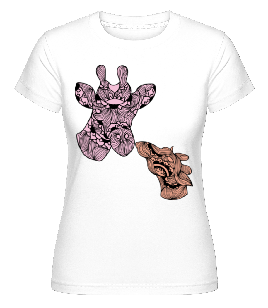 Mère Girafe Avec Enfant ·  T-shirt Shirtinator femme