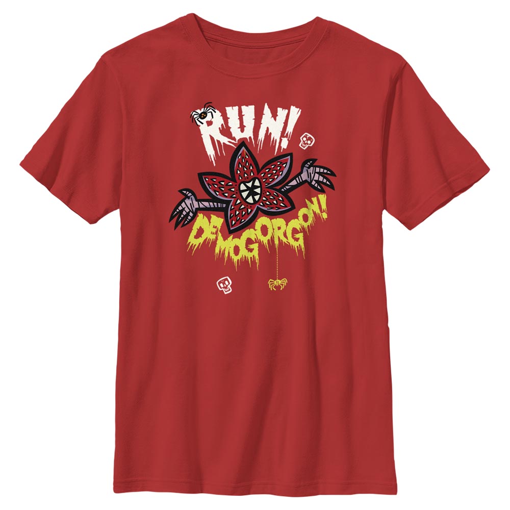 Netflix - Stranger Things - Demogorgon Run Away - Halloween - Enfant T-shirt