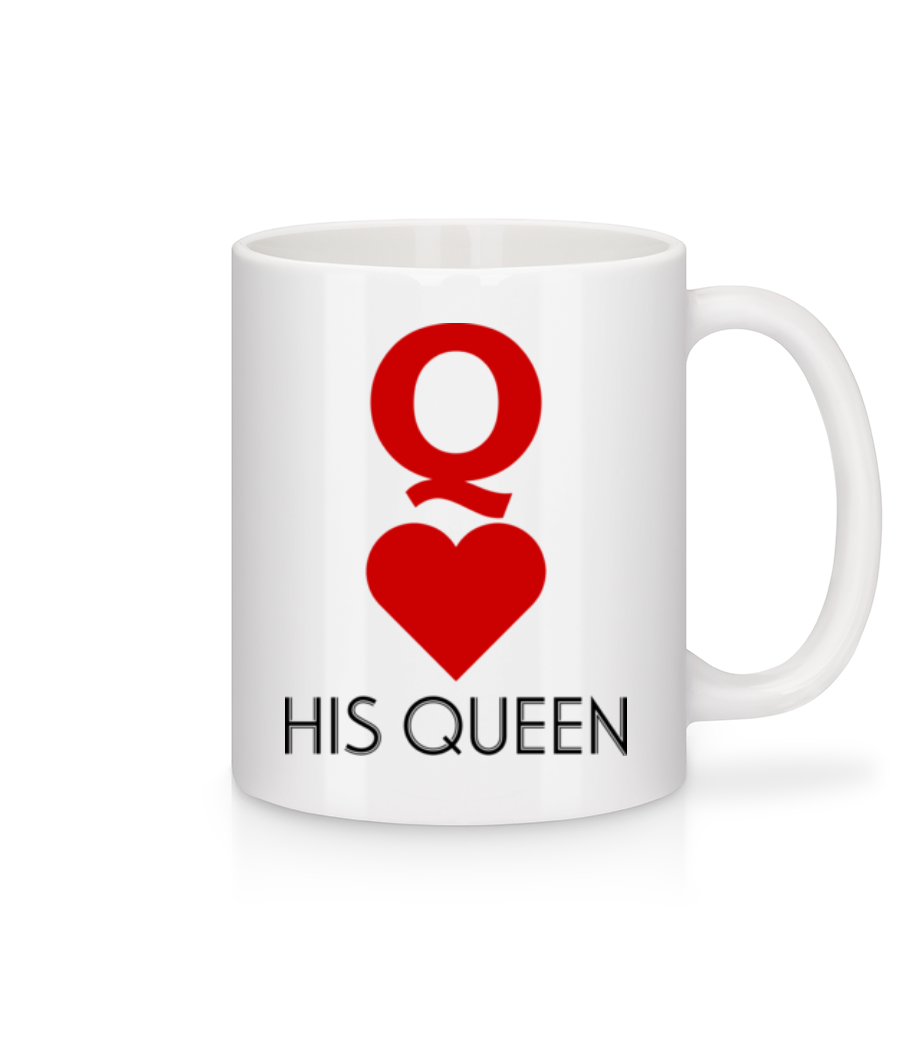 His Queen · Mug en céramique blanc