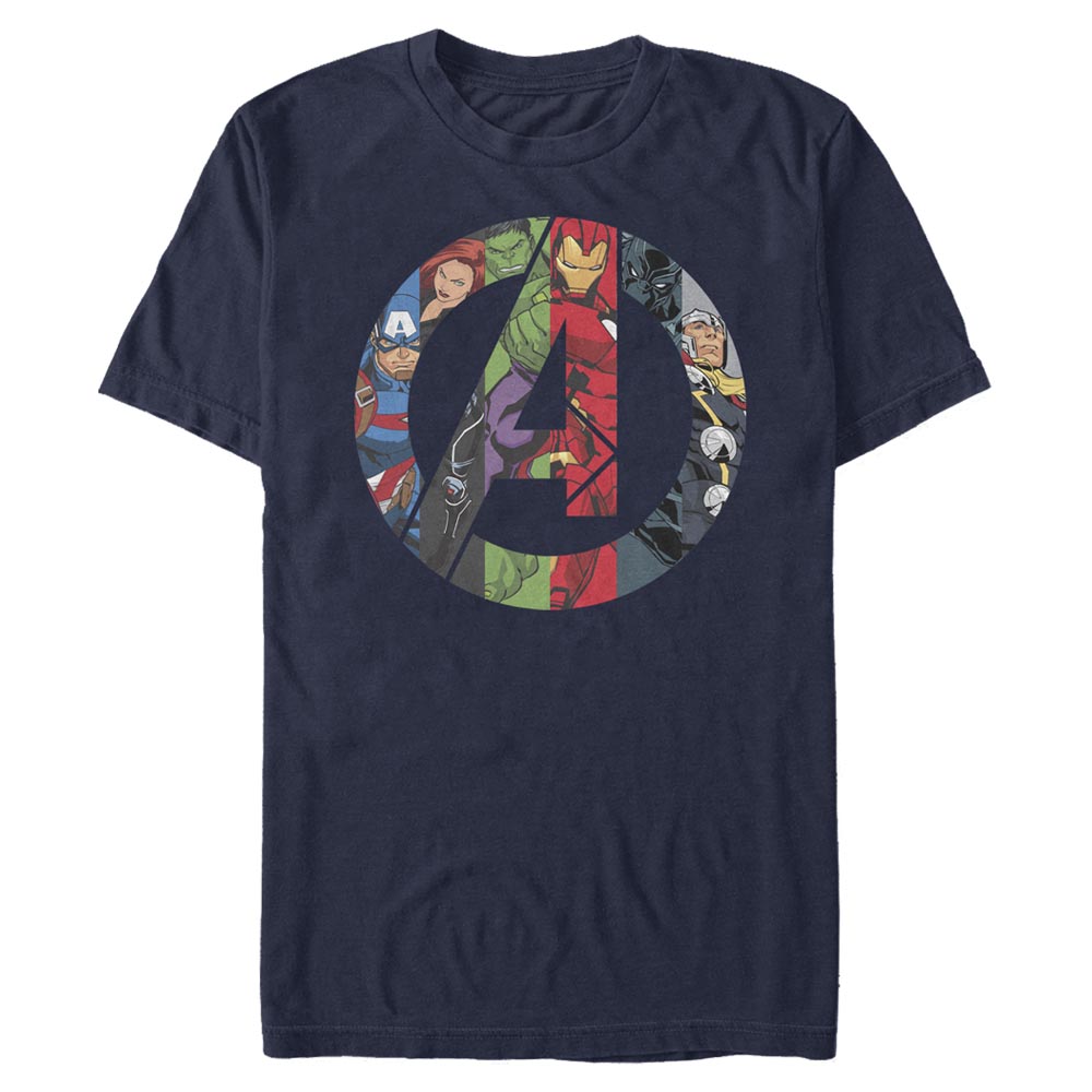 Marvel - Logo Avengers Heroes Icon - Homme T-shirt
