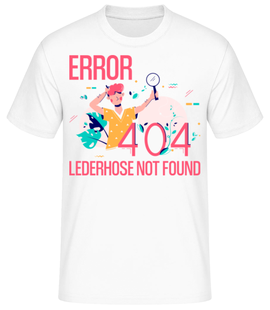 404 Lederhose Not Found · T-shirt standard Homme