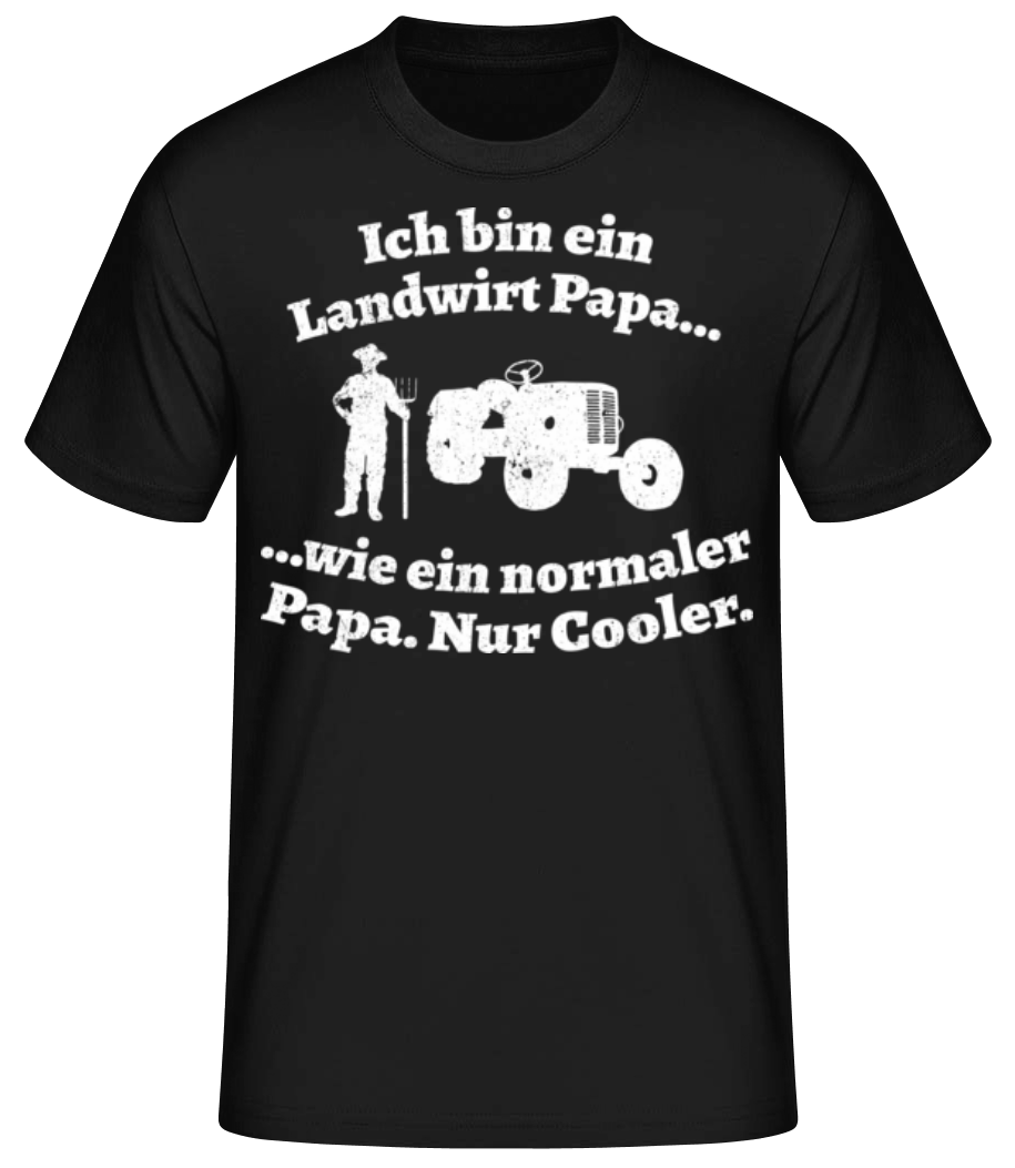 Landwirt Papa Nur Cooler · Männer Basic T-Shirt